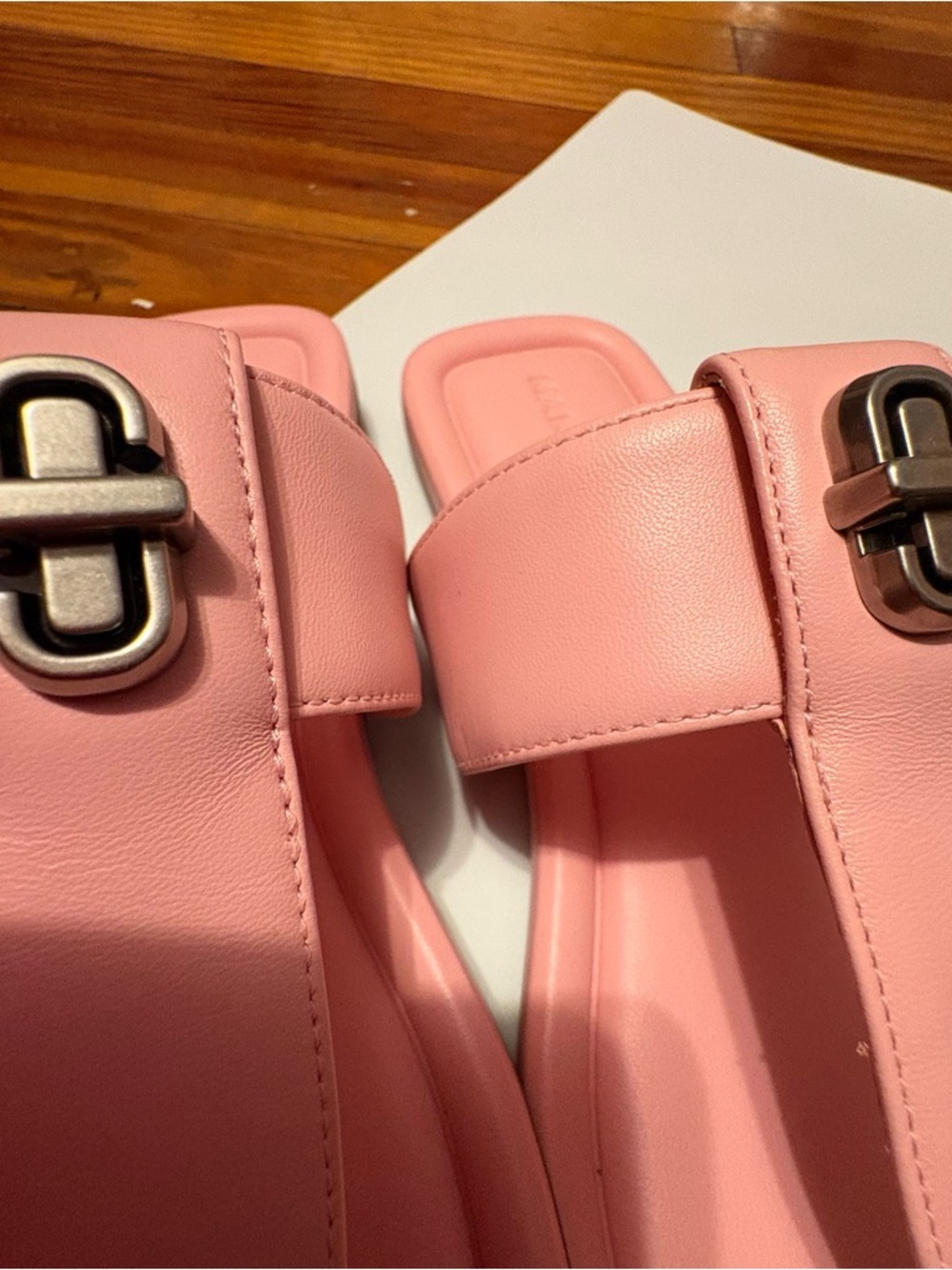 Mark Jacobs Pink Strap Sandals - Picture 3 of 6